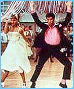 Sandy and Danny in Grease 